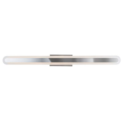 Camy 12mm Solid Acrylic Wall Vanity Fixture In Brushed Nickel