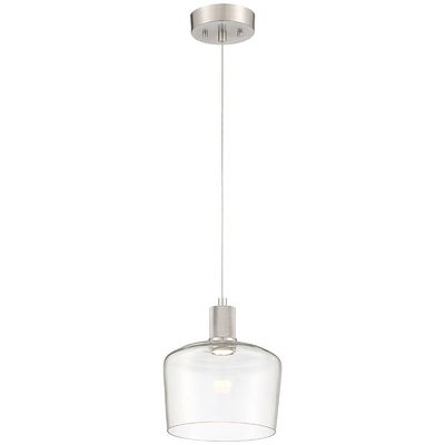 Port Nine Chardonnay Chardonnay LED Pendant in Brushed Steel