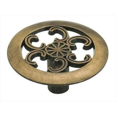 Everyday Heritage 1.5" Cabinet Knob in Antique Brass