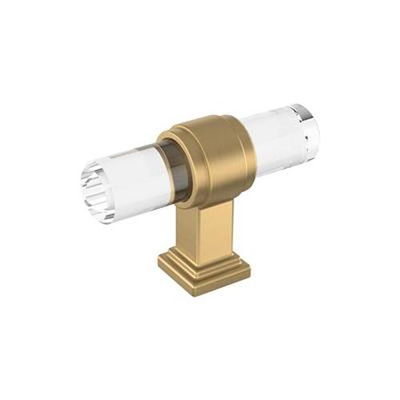 Glacio 0.56" Cabinet Knob in Clear/Champagne Bronze
