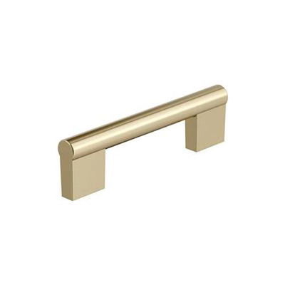 Versa 3.75" (96mm) Center to Center Cabinet Pull in Golden Champagne
