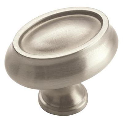 Manor 1" Cabinet Knob in Satin Nickel