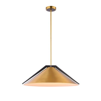 Baltic Collection 3 Light Pendant Brass and black