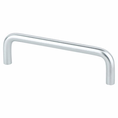 Advantage Wire Pulls 4 inch Center to Center Steel Pull in Satin Chrome