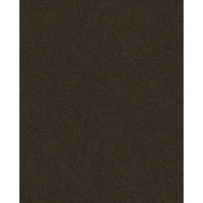 Eijffinger Clio Espresso Lined Geometric Wallpaper