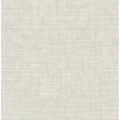 A-Street Prints Mendocino Beige Linen Wallpaper