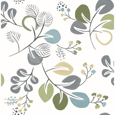 A-Street Prints Jona Green Trail Wallpaper