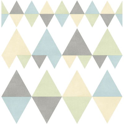 A-Street Prints Trilogy Multicolor Geometric Wallpaper