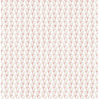 A-Street Prints Landon Pink Abstract Geometric Wallpaper