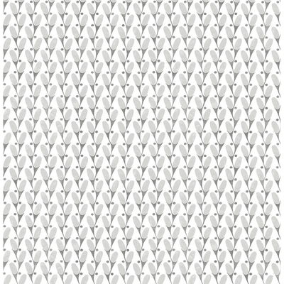 A-Street Prints Landon Grey Abstract Geometric Wallpaper