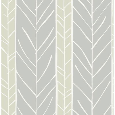 A-Street Prints Lottie Grey Stripe Wallpaper