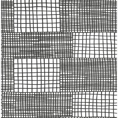 A-Street Prints Maxwell Black Geometric Wallpaper