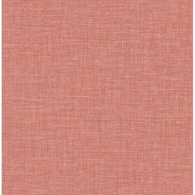 A-Street Prints Jocelyn Pink Faux Linen Wallpaper