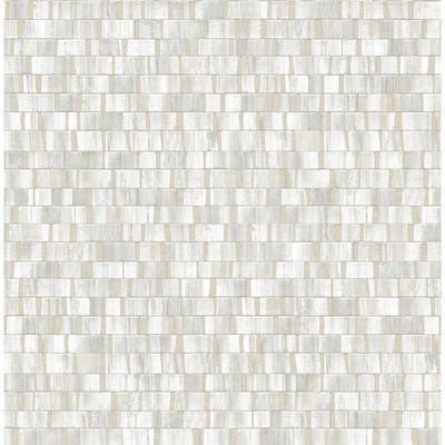 A-Street Prints Dobby Light Grey Geometric Wallpaper