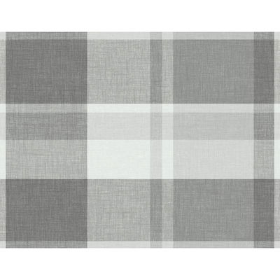A-Street Prints Madaket Dark Grey Plaid Wallpaper