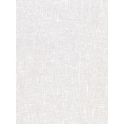 Warner Linville Light Grey Faux Linen Wallpaper