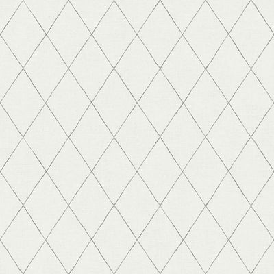 A-Street Prints Rhombus Grey Geometric Wallpaper
