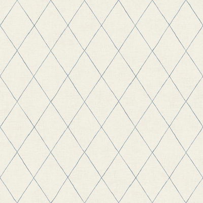 A-Street Prints Rhombus Blue Geometric Wallpaper