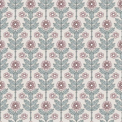 A-Street Prints Aya Eggshell Floral Wallpaper