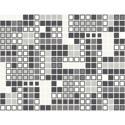 A-Street Prints Bantry Black Geometric Wallpaper