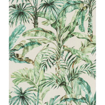 Advantage Calle White Tropical Wallpaper
