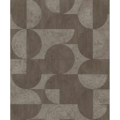 Advantage Barcelo Brown Circles Wallpaper