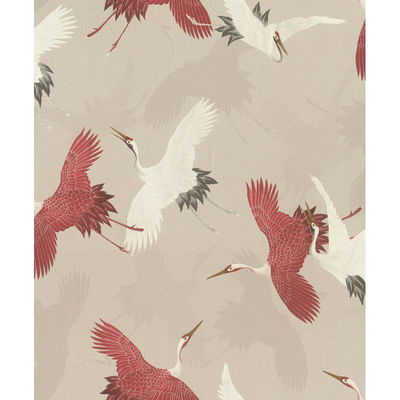 Advantage Kusama Neutral Crane Wallpaper