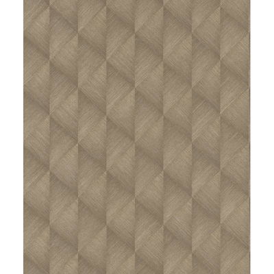 Advantage Miro Brown Geo Wallpaper
