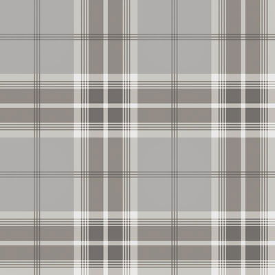 Advantage Sala Neutral Plaid Wallpaper