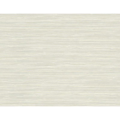 Warner Bondi Light Grey Grasscloth Texture Wallpaper