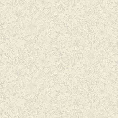 A-Street Prints Wilma White Block Print Wallpaper