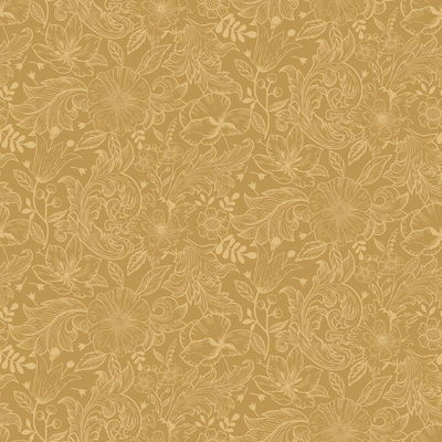 A-Street Prints Wilma Yellow Block Print Wallpaper