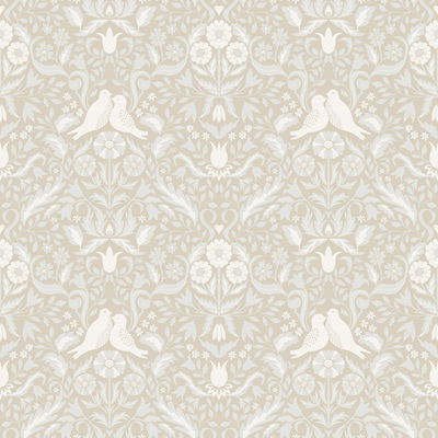 A-Street Prints Niki Beige Country Kitsch Wallpaper
