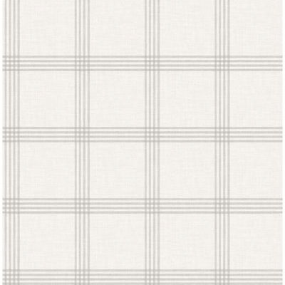 Chesapeake Twain Dove Plaid Wallpaper