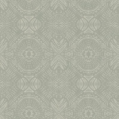 Chesapeake Java Beige Medallion Wallpaper