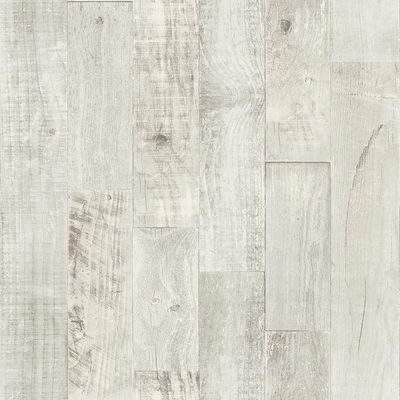 Chesapeake Chebacco Light Grey Wooden Planks Wallpaper