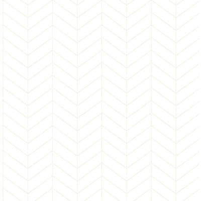 Chesapeake Bison Off White Herringbone Wallpaper