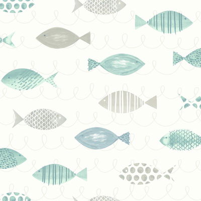 Chesapeake Key Teal Sea Fish Wallpaper