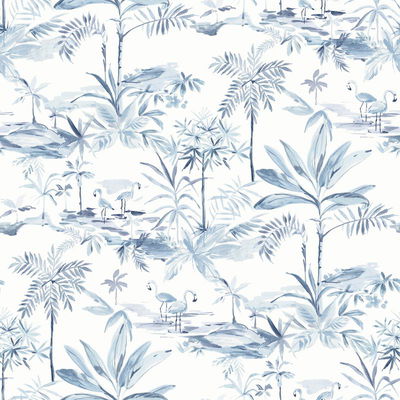 Chesapeake Lagoon Blue Scenic Island Wallpaper