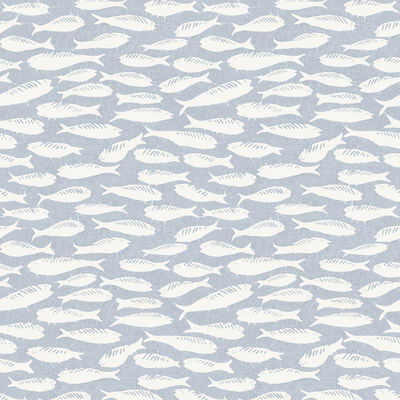 Chesapeake Nunkie Denim Sardine Wallpaper