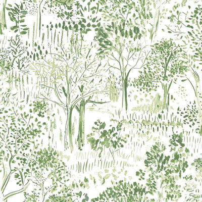 Chesapeake Walden Green Forest Wallpaper