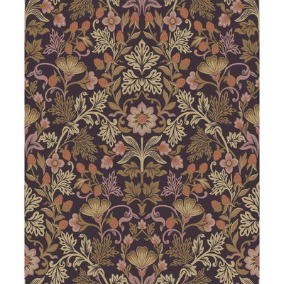 Eijffinger Lila Peach Strawberry Floral Wallpaper