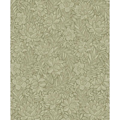 Eijffinger Zahara Olive Floral Wallpaper