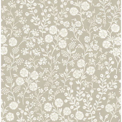 Eijffinger Liana Taupe Trail Wallpaper