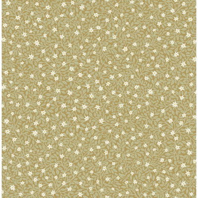 Eijffinger Marguerite Chartreuse Floral Wallpaper