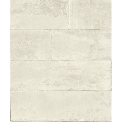 Advantage Lanier Dove Stone Plank Wallpaper