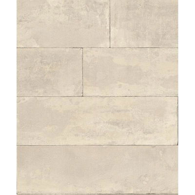 Advantage Lanier Neutral Stone Plank Wallpaper