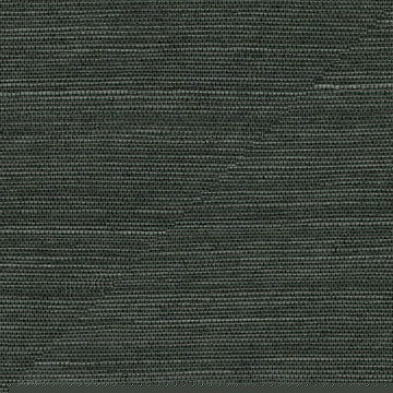 Advantage Kowloon Charcoal Sisal Grasscloth Wallpaper