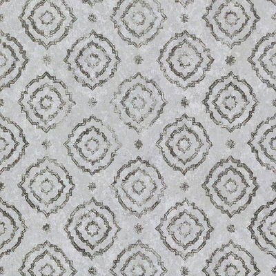 A-Street Prints Uma Silver Star Medallion Wallpaper