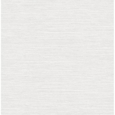 Advantage Cantor Light Grey Faux Grasscloth Wallpaper